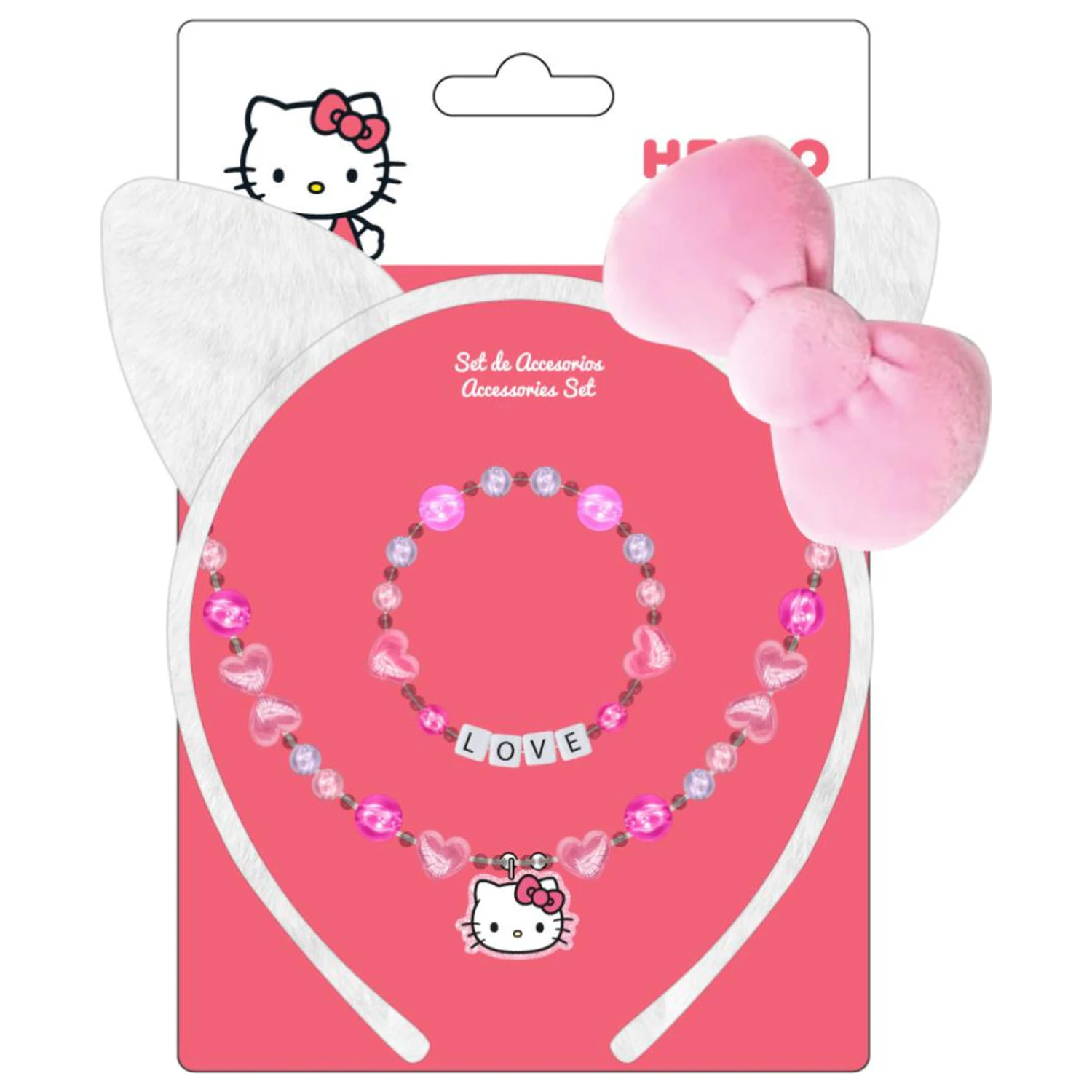 Hello Kitty Sweet Set nakita in naglavnega traku fotografija izdelka
