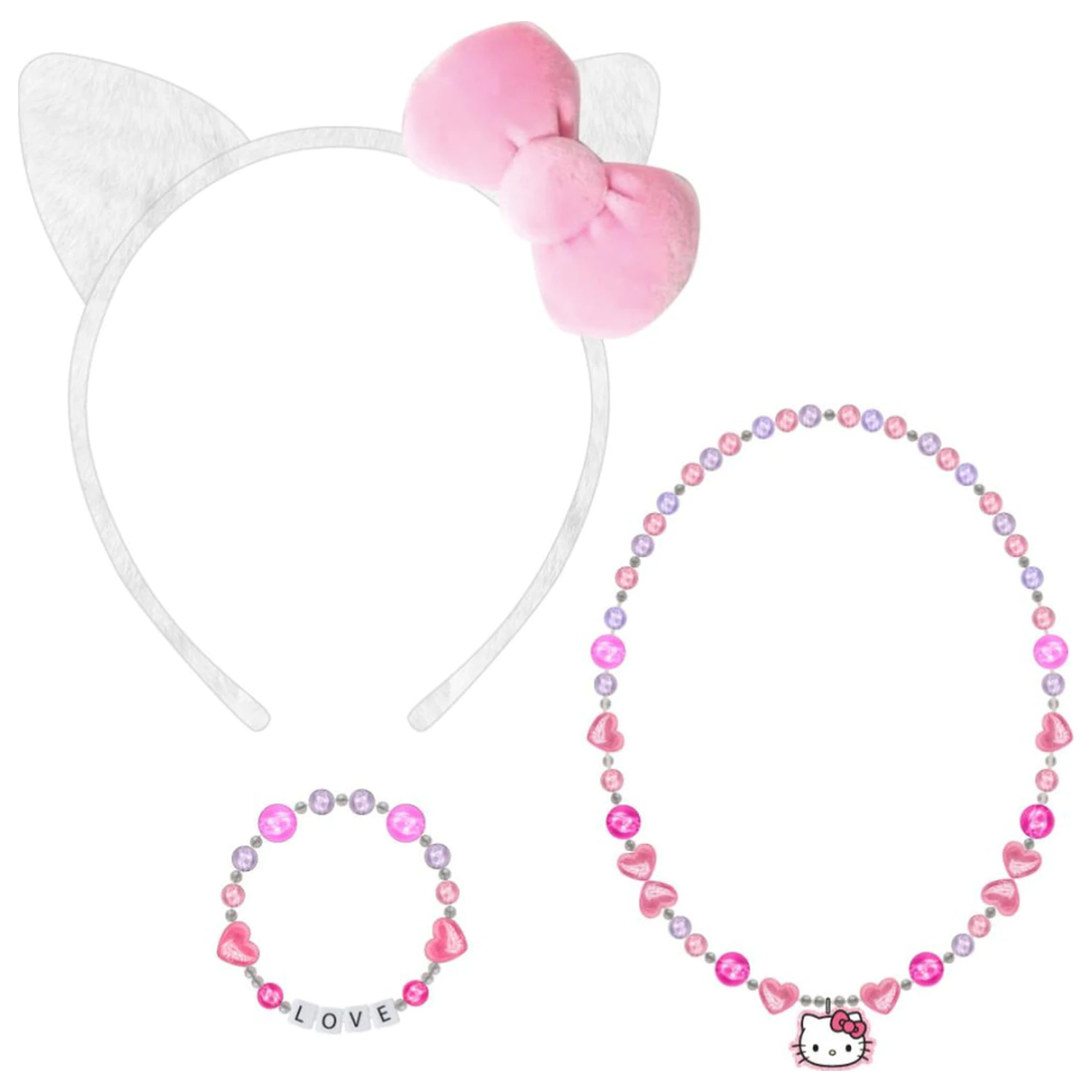 Hello Kitty Sweet Set nakita in naglavnega traku fotografija izdelka