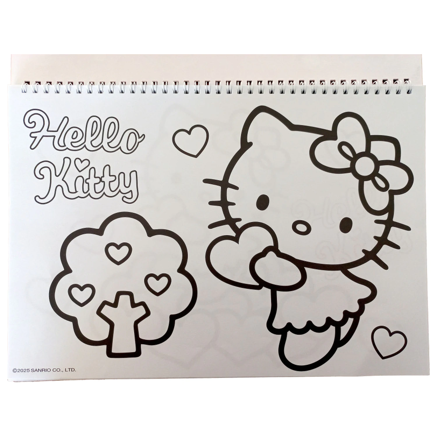 Hello Kitty Sweetheart A4 Spiralni skicirni blok s 40 listi in nalepkami fotografija izdelka