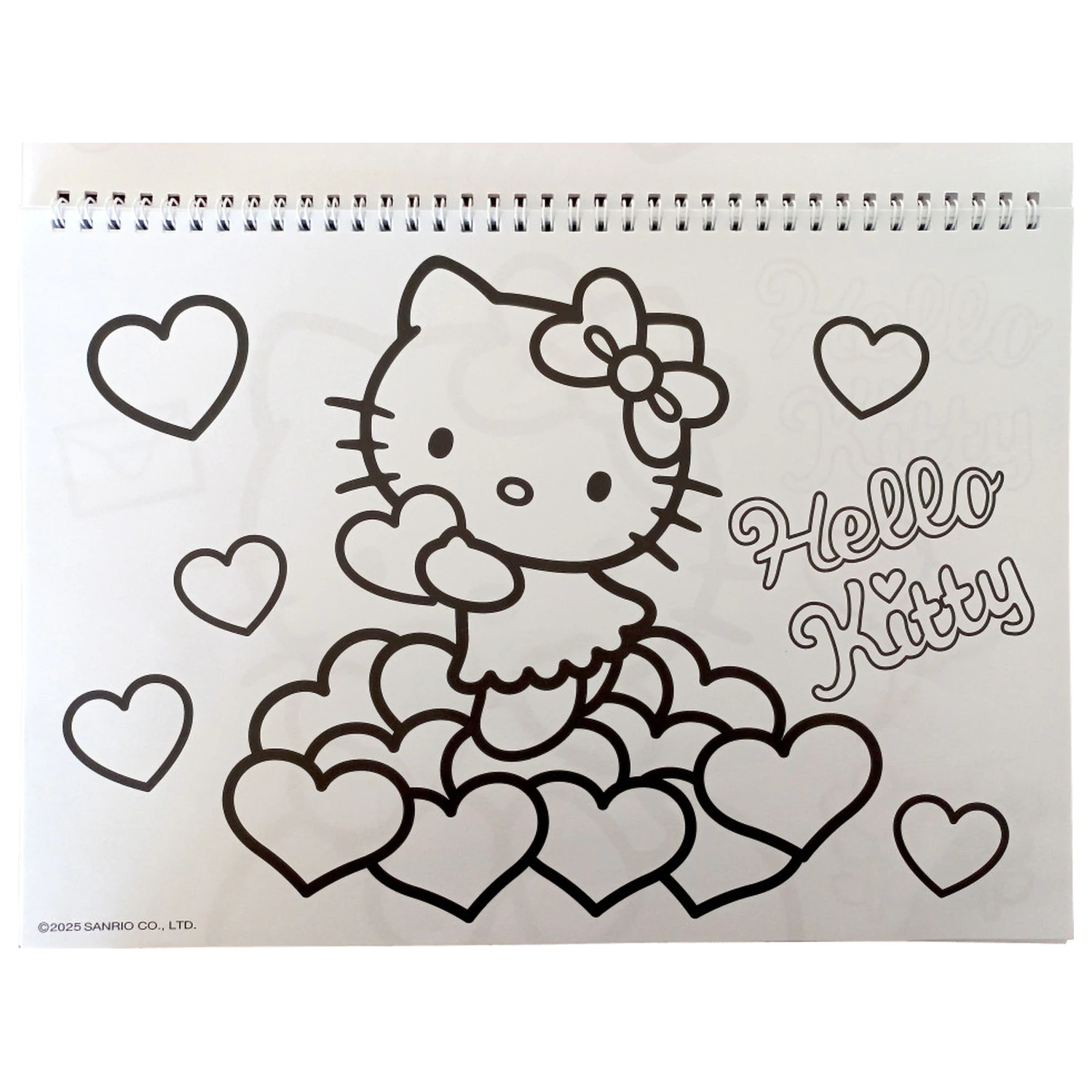 Hello Kitty Sweetheart A4 Spiralni skicirni blok s 40 listi in nalepkami fotografija izdelka