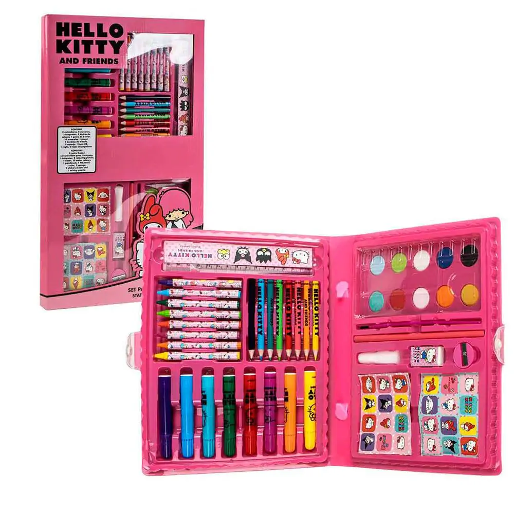 Hello Kitty pobarvanka pisalniški set fotografija izdelka