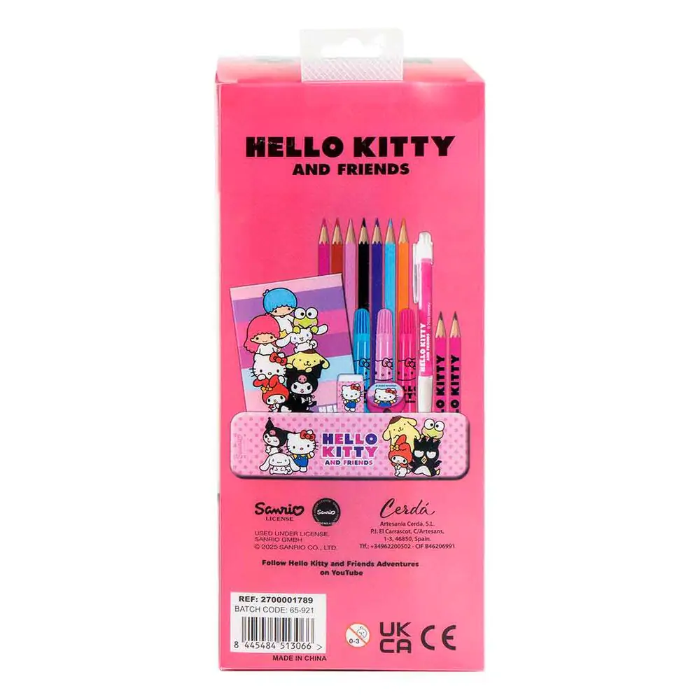Hello Kitty pobarvanka pisalniški set fotografija izdelka