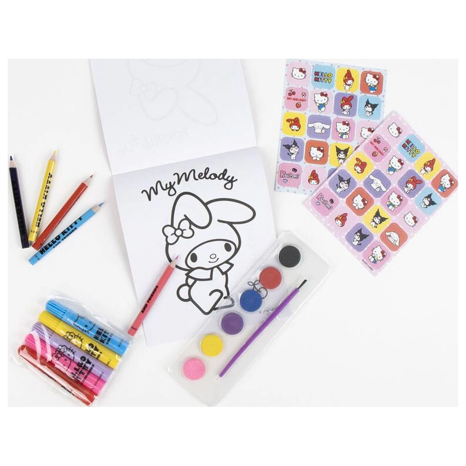 Hello Kitty nahrbtnik set pisalne potrebščine fotografija izdelka