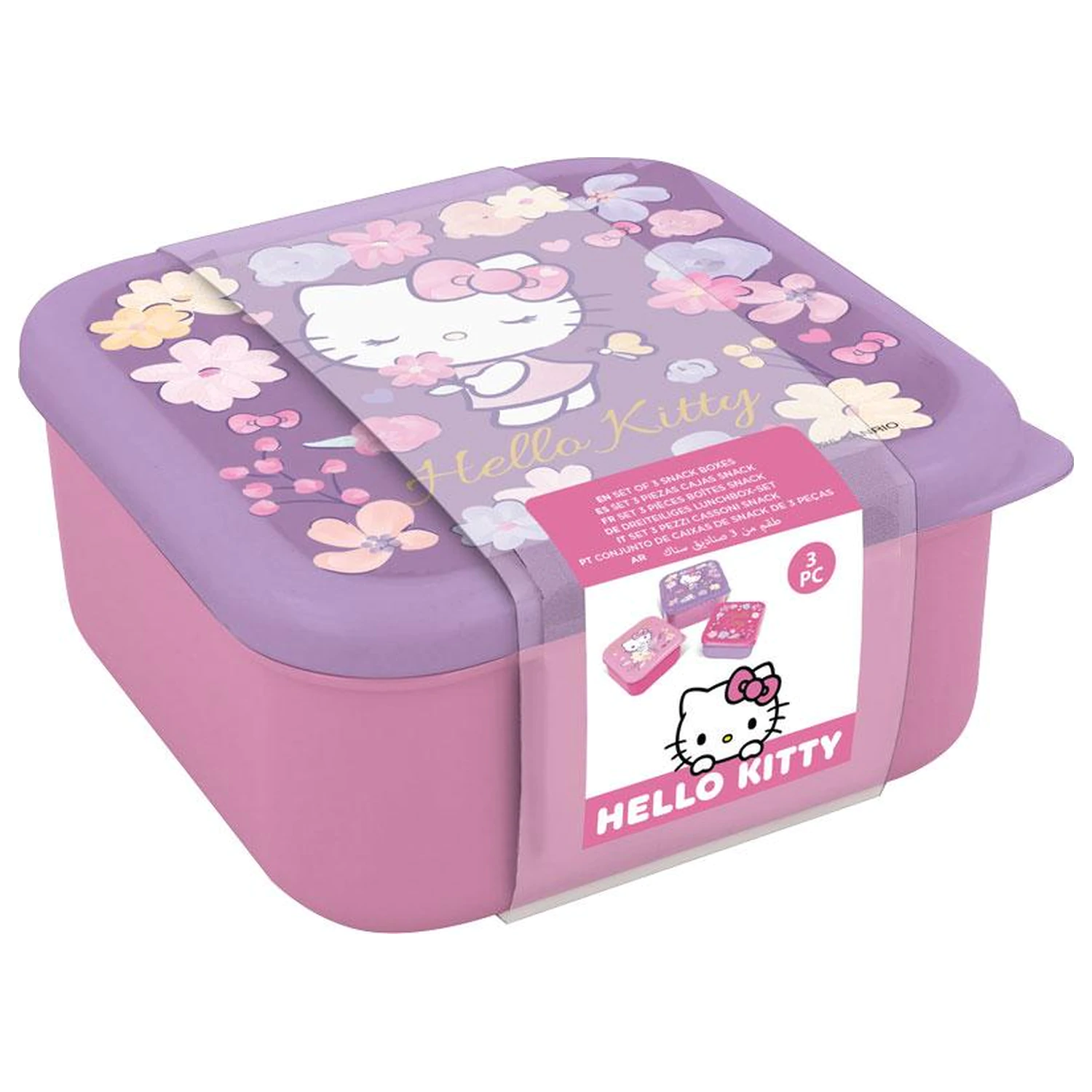 Hello Kitty Škatle za prigrizke 3 kosi fotografija izdelka