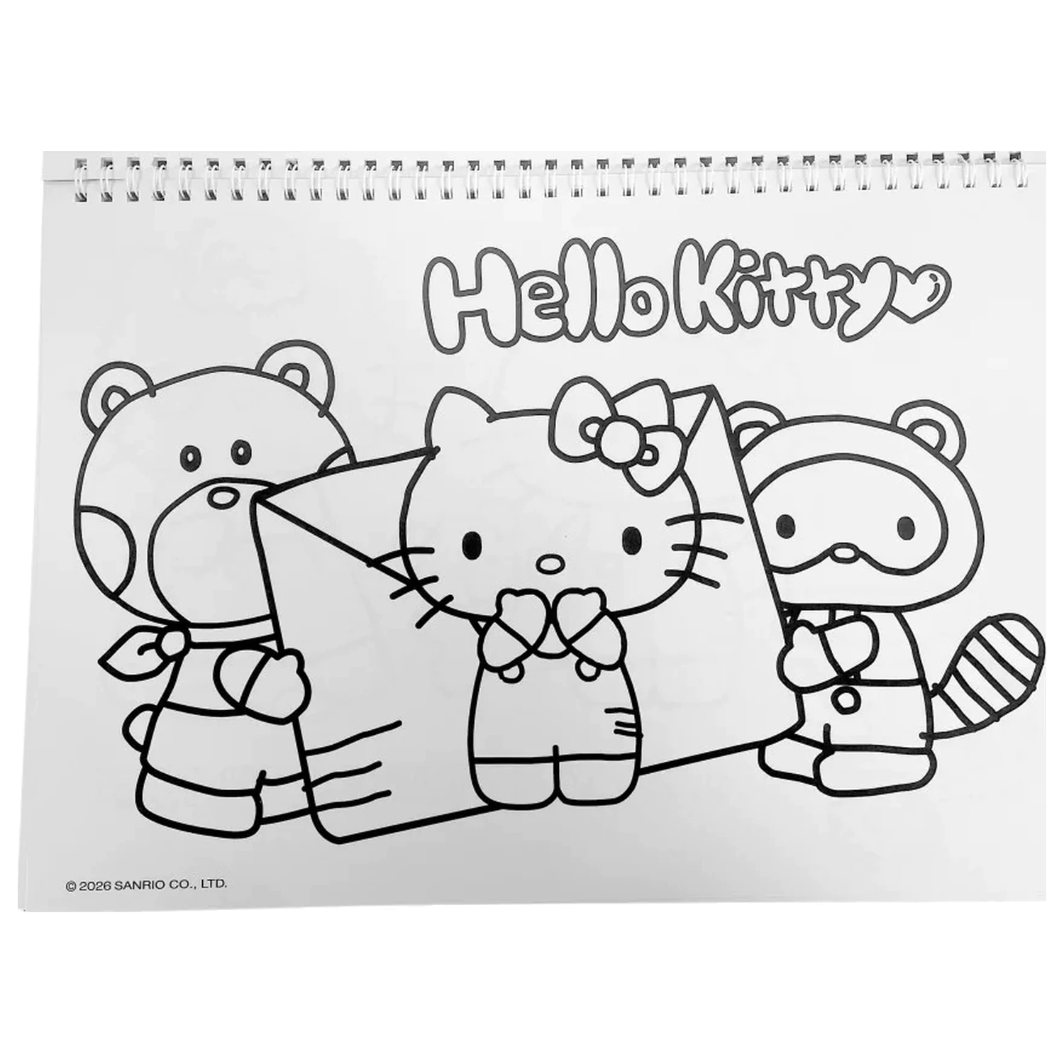 Hello Kitty World A/4 spiralni skicirni blok 40 listov z nalepkami fotografija izdelka