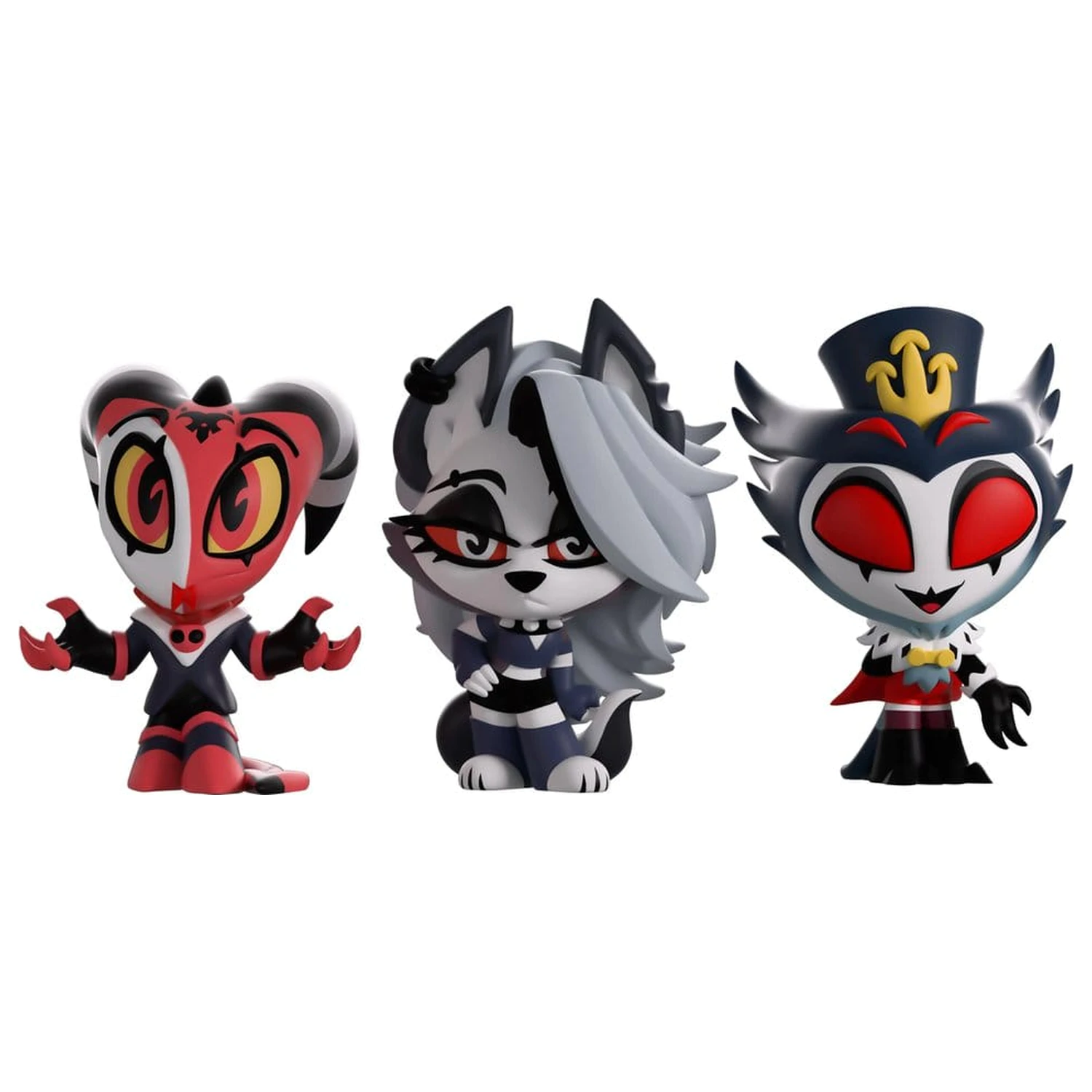 Helluva Boss Mini Tooz Mini figure 3-paket Blitzo, Loona & Stolas fotografija izdelka