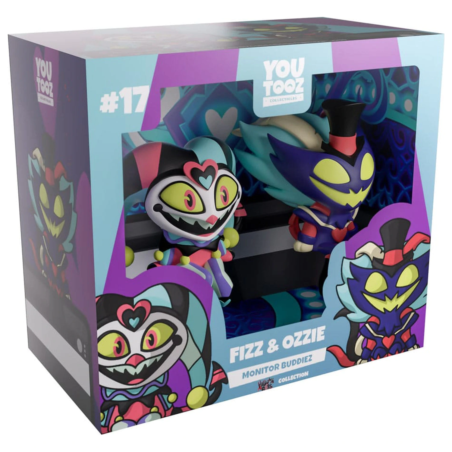 Helluva Boss Vinyl figure Fizz & Ozzie Monitor Buddiez fotografija izdelka
