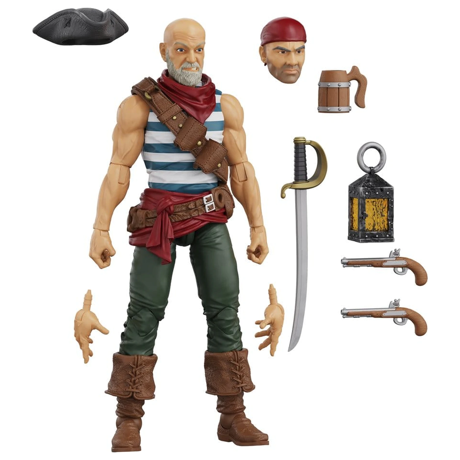 Hero H.A.C.K.S. Osnovna akcijska figura 1/18 Heroes and Villains Wave 1 Daniel Wright: Pirate Quartermaster fotografija izdelka