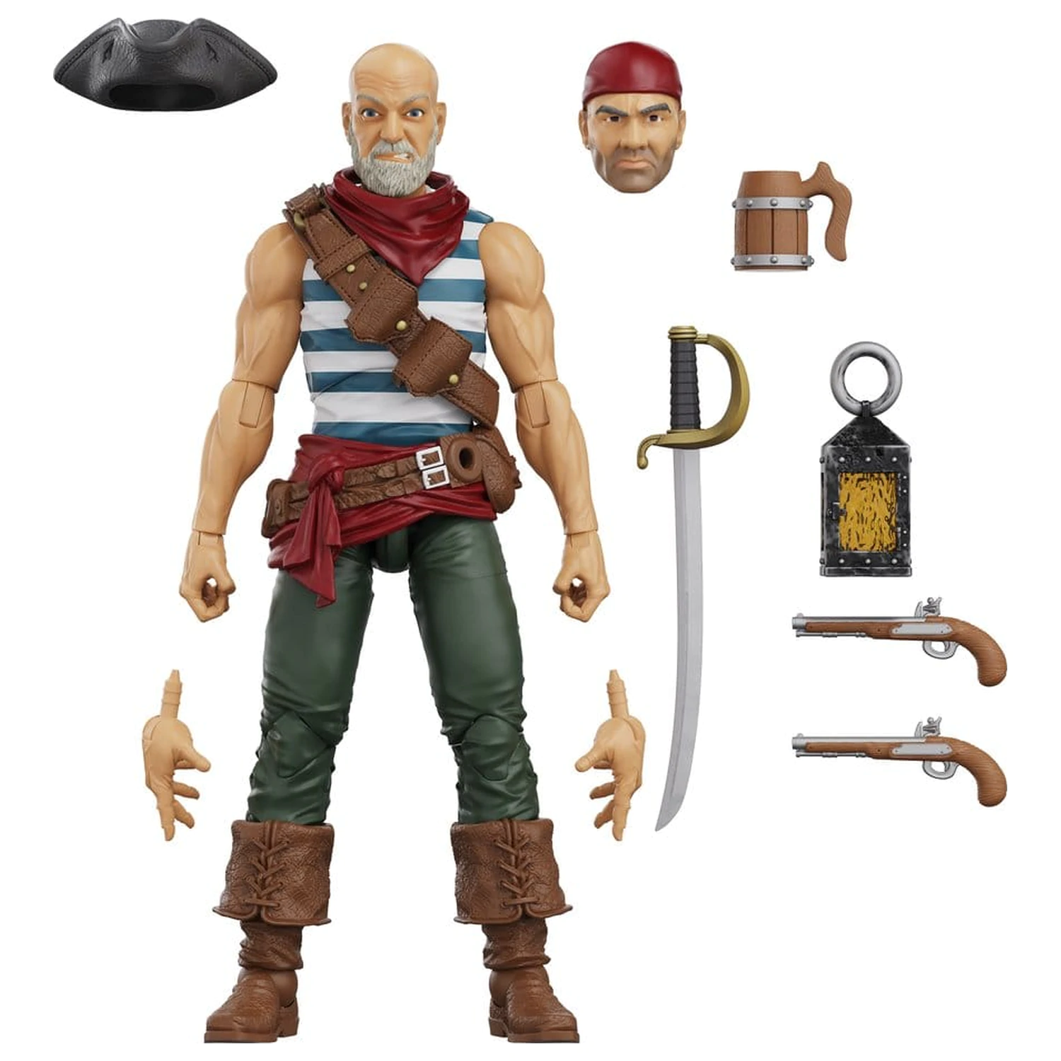 Hero H.A.C.K.S. Osnovna akcijska figura 1/18 Heroes and Villains Wave 1 Daniel Wright: Pirate Quartermaster fotografija izdelka