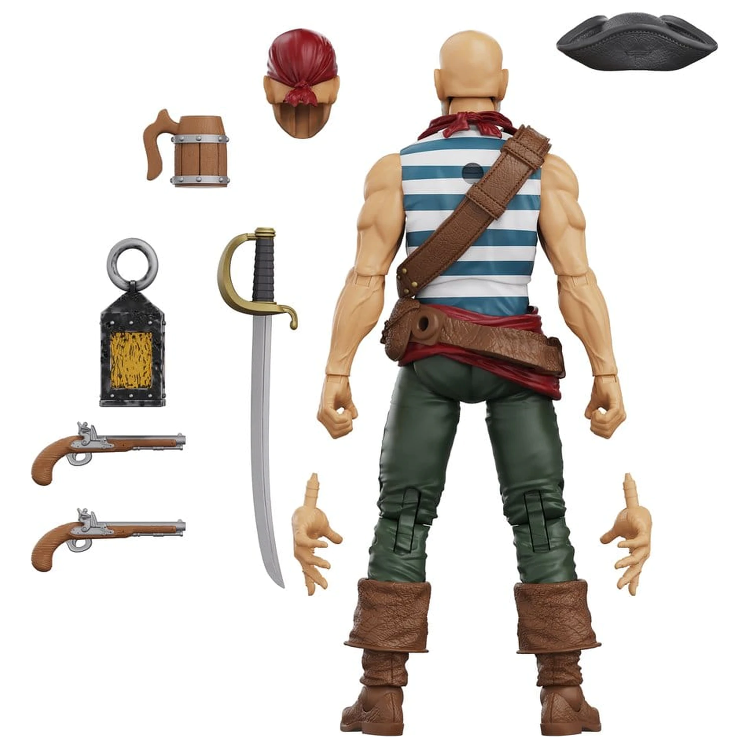 Hero H.A.C.K.S. Osnovna akcijska figura 1/18 Heroes and Villains Wave 1 Daniel Wright: Pirate Quartermaster fotografija izdelka