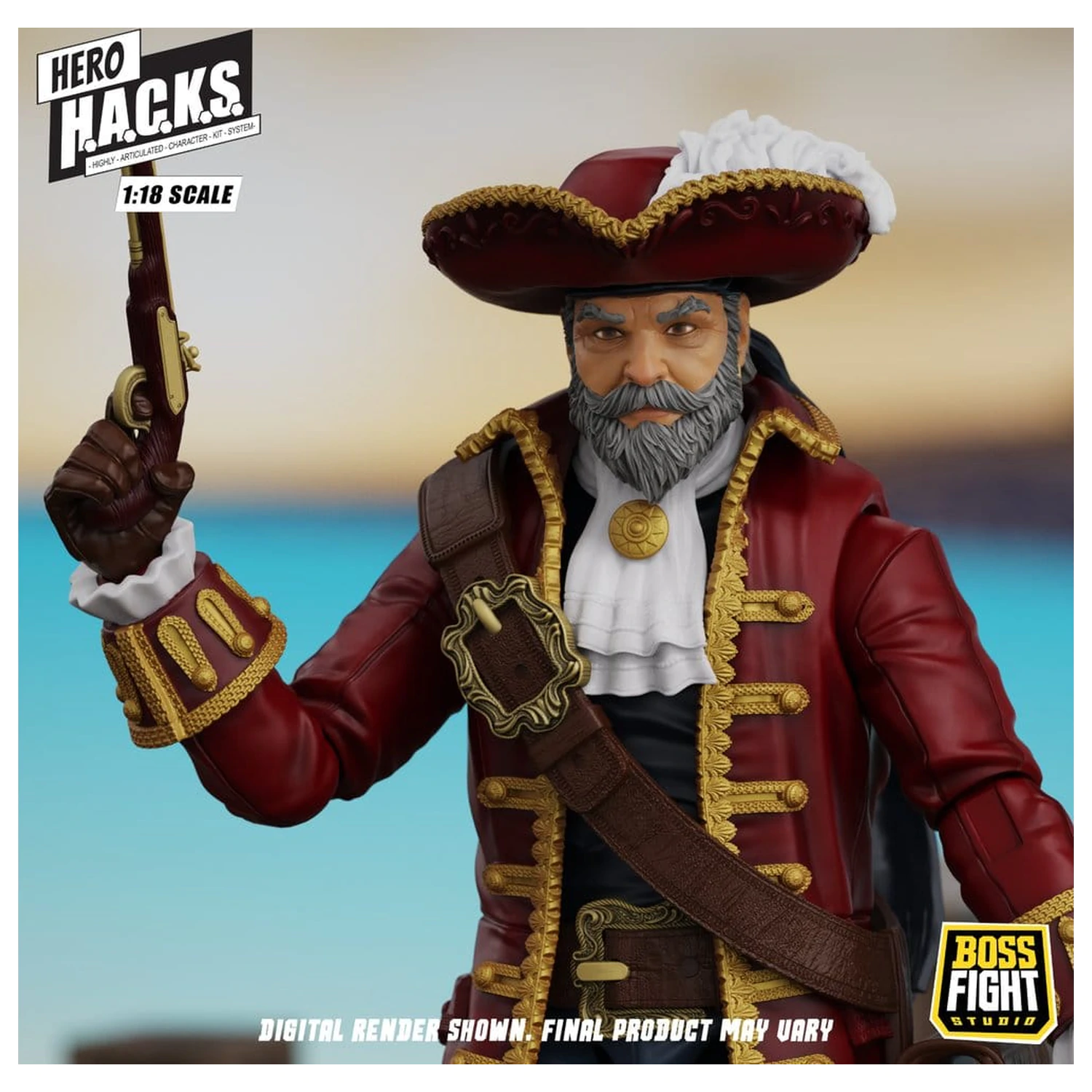 Hero H.A.C.K.S. Osnovna akcijska figura 1/18 Heroes and Villains Wave 1 John Bradford: Captain of the Temporal Voyager fotografija izdelka