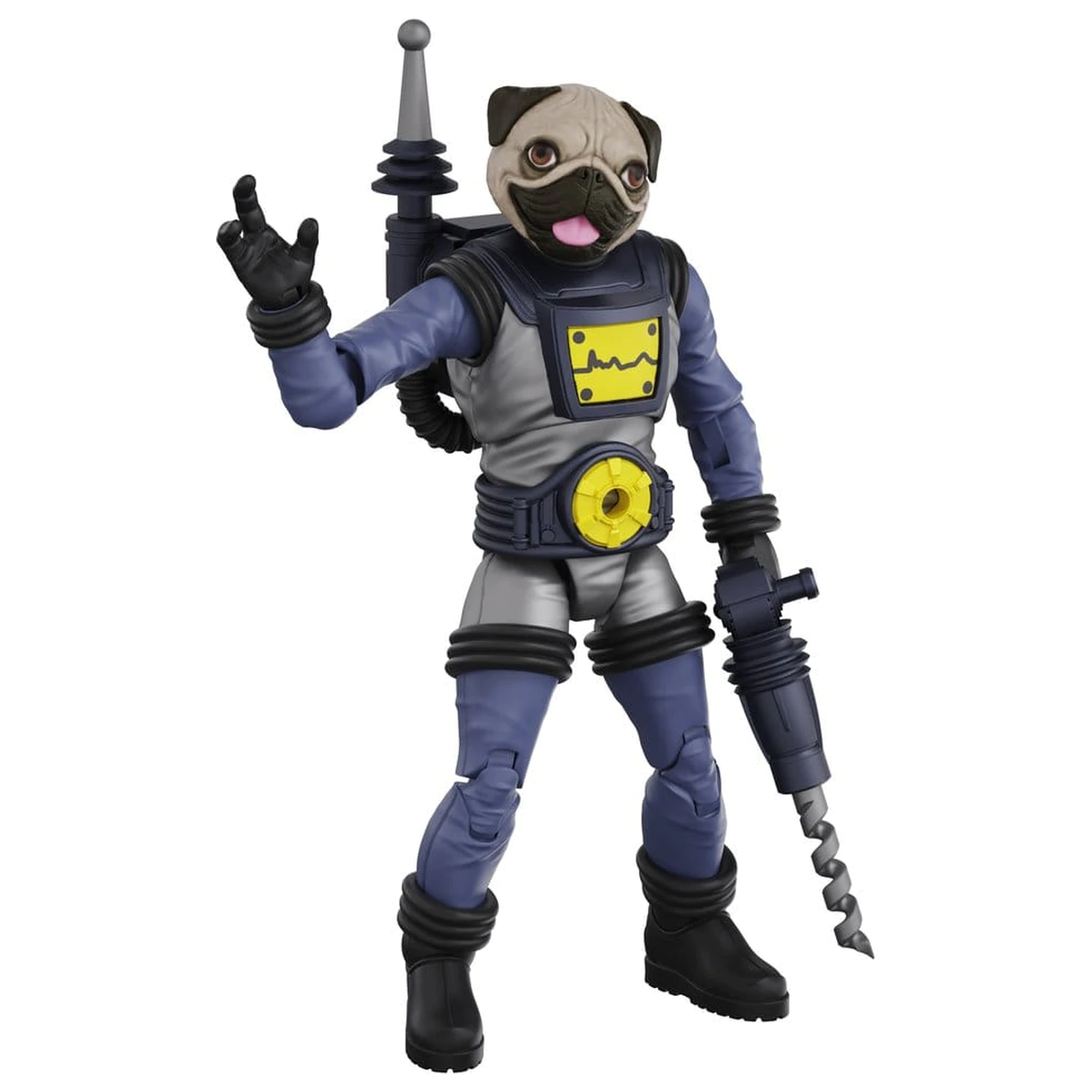 Hero H.A.C.K.S. Osrednja akcijska figura 1/18 Heroes and Villains Wave 1 Zarko Resources Inc.: Galactic Prospectors fotografija izdelka