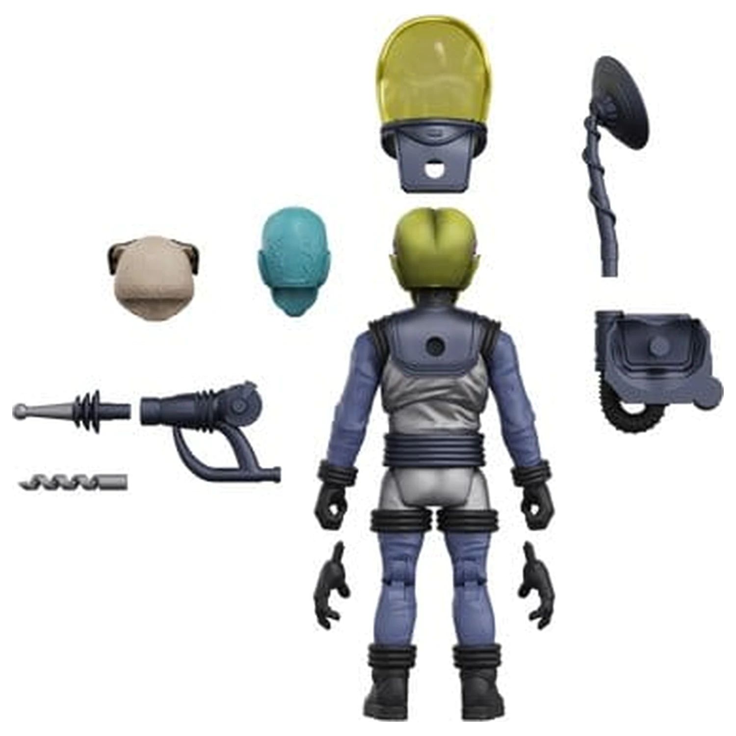 Hero H.A.C.K.S. Osrednja akcijska figura 1/18 Heroes and Villains Wave 1 Zarko Resources Inc.: Galactic Prospectors fotografija izdelka