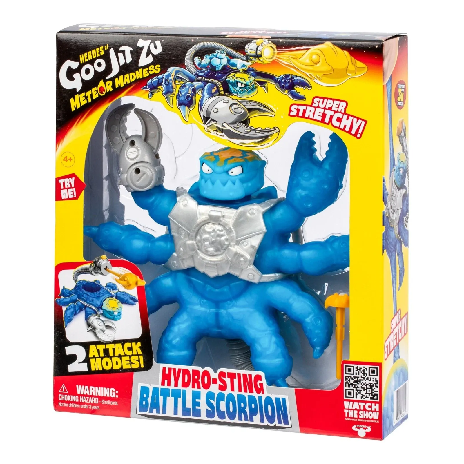Heroes of Goo Jit Zu Meteor Madness Raztegljiva figura Battle Scorpion Hydro Sting 22 cm fotografija izdelka