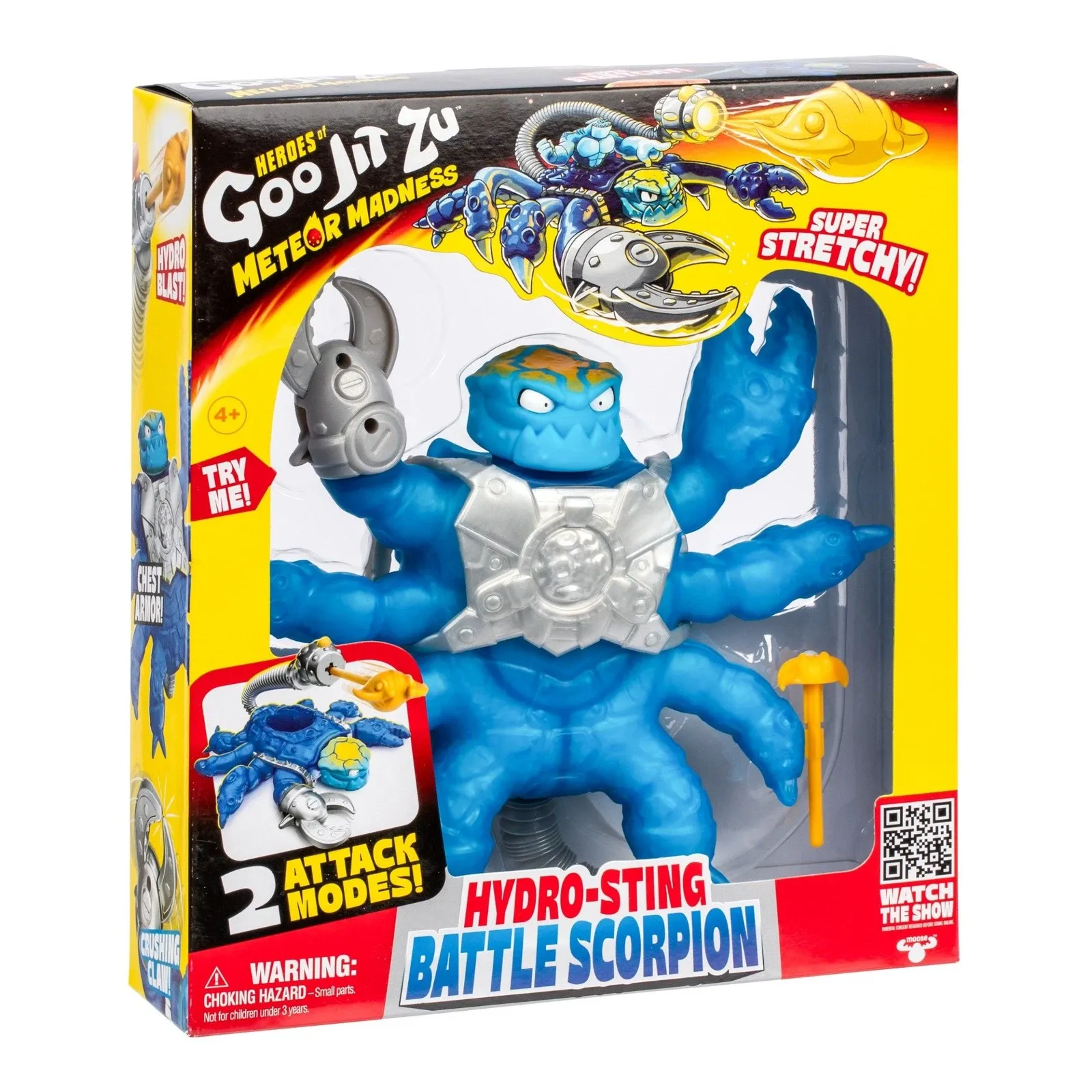 Heroes of Goo Jit Zu Meteor Madness Raztegljiva figura Battle Scorpion Hydro Sting 22 cm fotografija izdelka