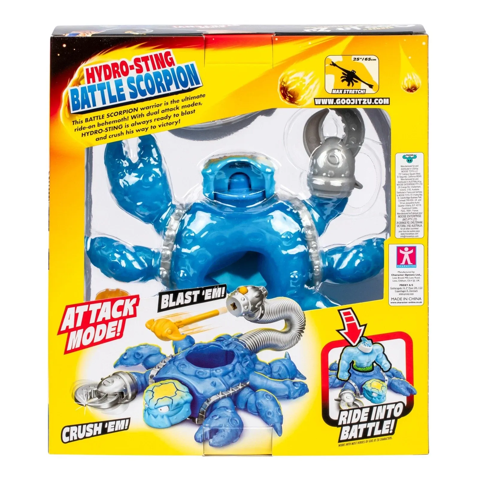 Heroes of Goo Jit Zu Meteor Madness Raztegljiva figura Battle Scorpion Hydro Sting 22 cm fotografija izdelka