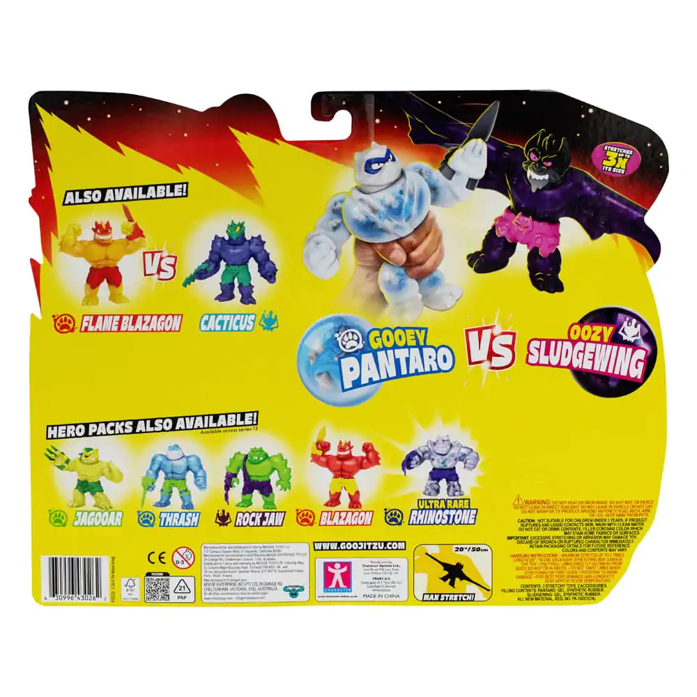 Heroes of Goo Jit Zu Meteor Madness Stretch Figure 2-Pack Pantaro vs. Sludgewing 12 cm fotografija izdelka
