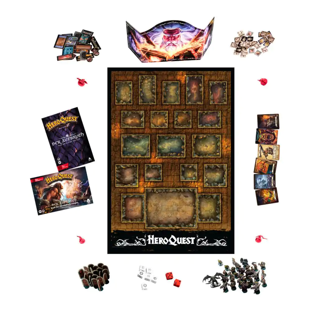 HeroQuest družabna igra Der Aufbruch *German Version* fotografija izdelka