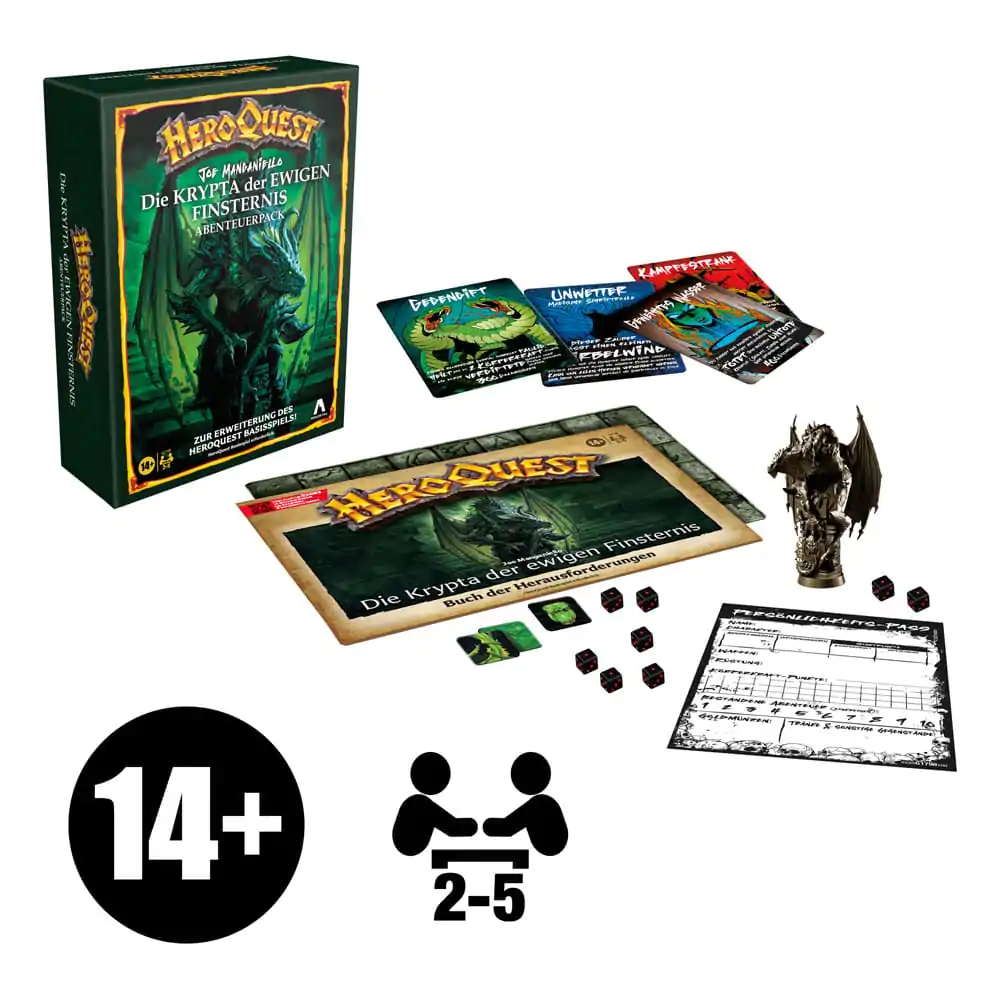 HeroQuest družabna igra razširitev Die Krypta der ewigen Finsternis Quest Pack *German Version* fotografija izdelka