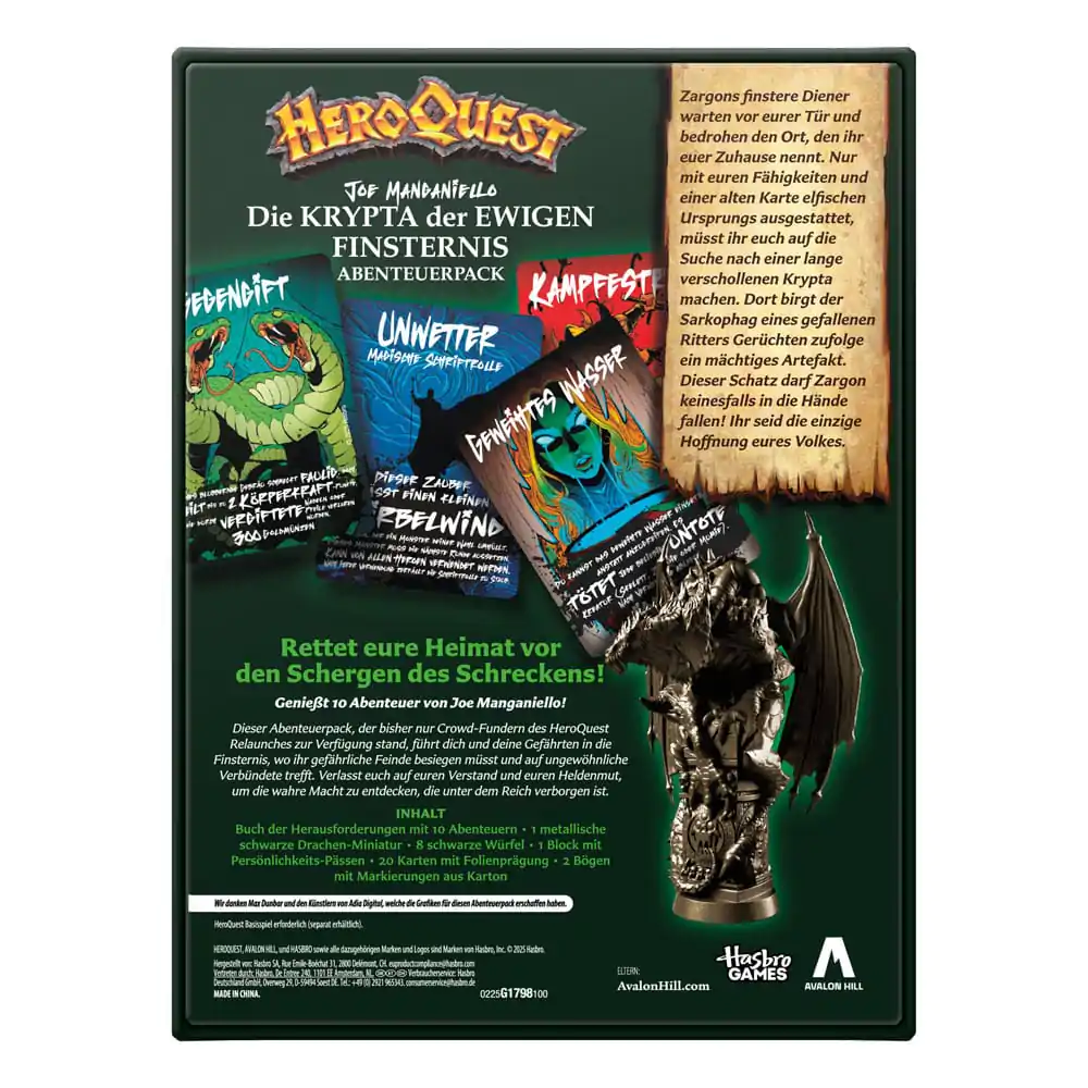 HeroQuest družabna igra razširitev Die Krypta der ewigen Finsternis Quest Pack *German Version* fotografija izdelka