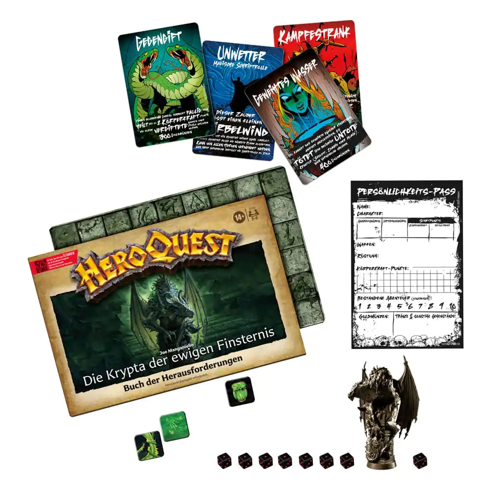 HeroQuest družabna igra razširitev Die Krypta der ewigen Finsternis Quest Pack *German Version* fotografija izdelka