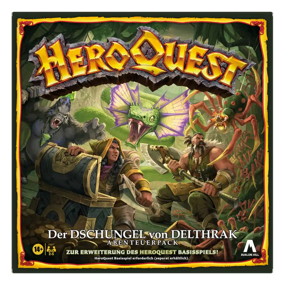 HeroQuest družabna igra Razširitev Der Dschungel von Delthrak Quest Paket *German Version* fotografija izdelka