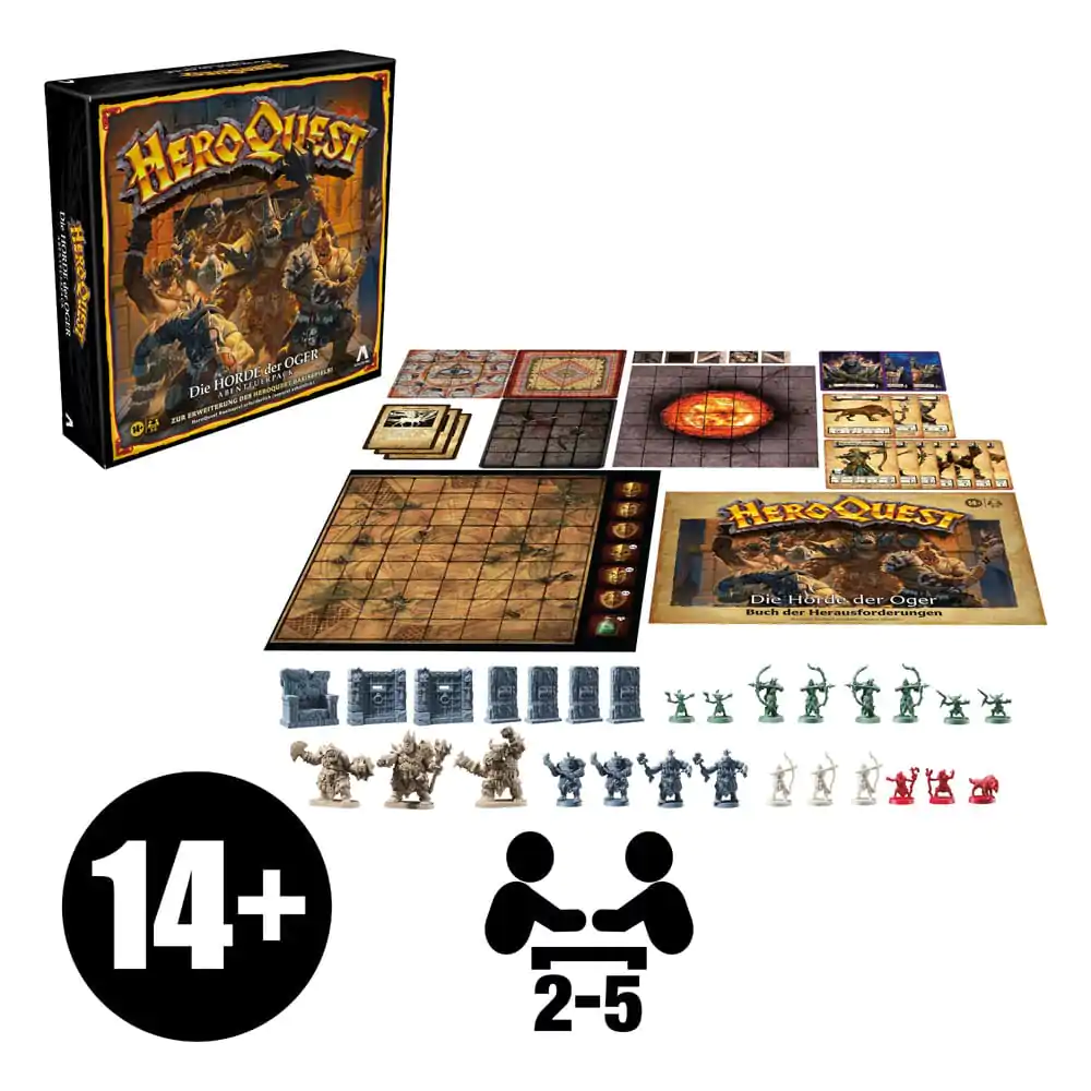 HeroQuest družabna igra Razširitev Horda Ogrov Quest Pack *German Version* fotografija izdelka