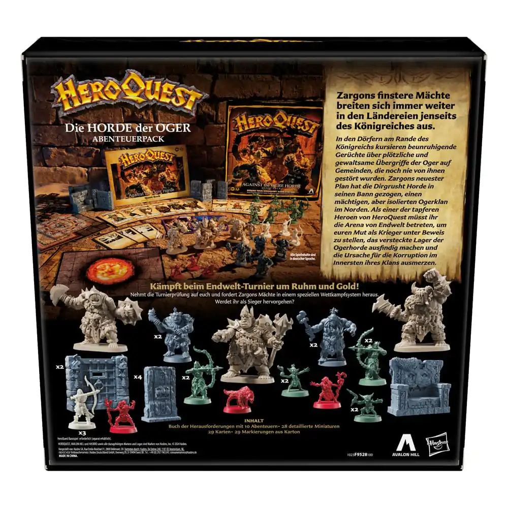 HeroQuest družabna igra Razširitev Horda Ogrov Quest Pack *German Version* fotografija izdelka
