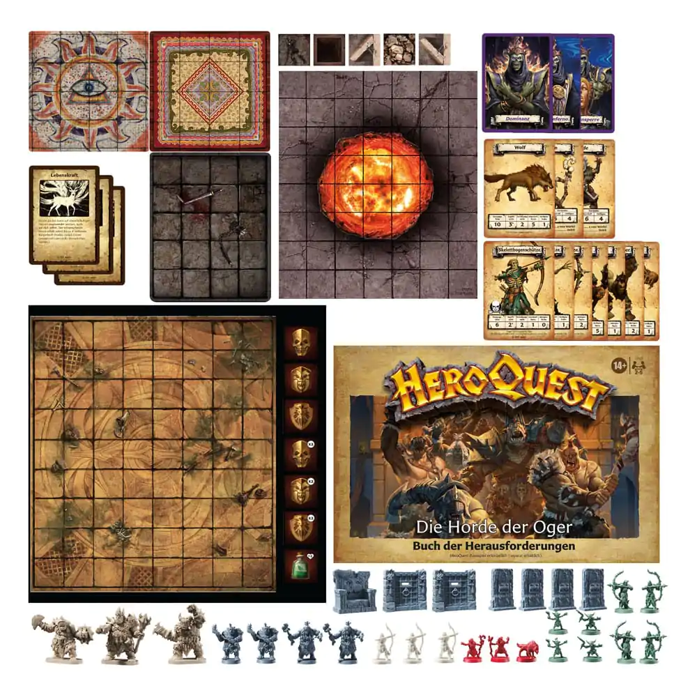 HeroQuest družabna igra Razširitev Horda Ogrov Quest Pack *German Version* fotografija izdelka