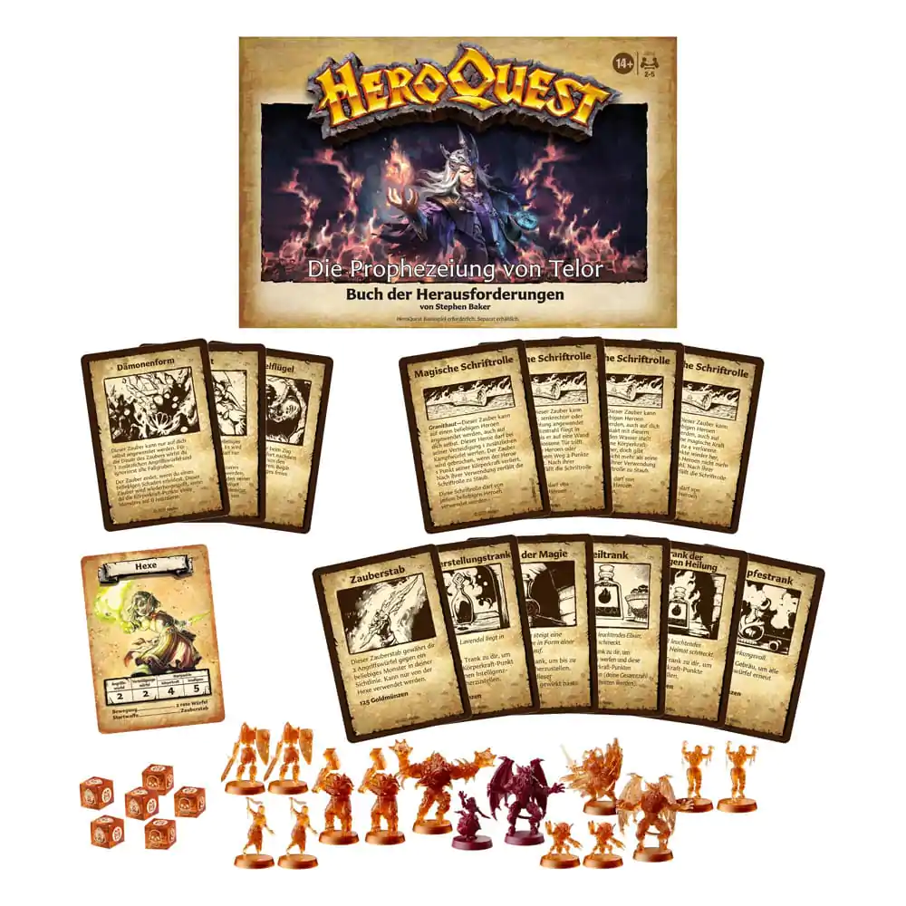 HeroQuest družabna igra Razširitev Die Prophezeiung von Telor Quest Pack *German Version* fotografija izdelka