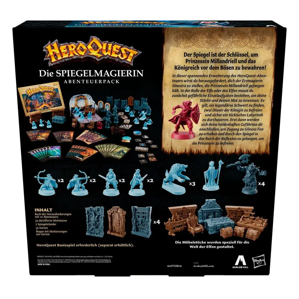 HeroQuest Board Game Expansion The Mirror Magician Quest Pack *Nemška verzija* fotografija izdelka