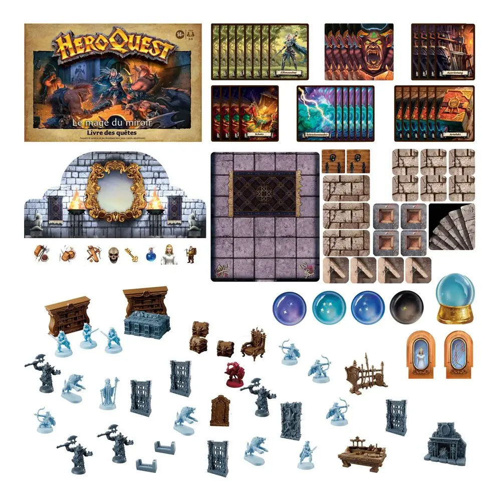 HeroQuest Board Game Expansion The Mirror Magician Quest Pack *Nemška verzija* fotografija izdelka