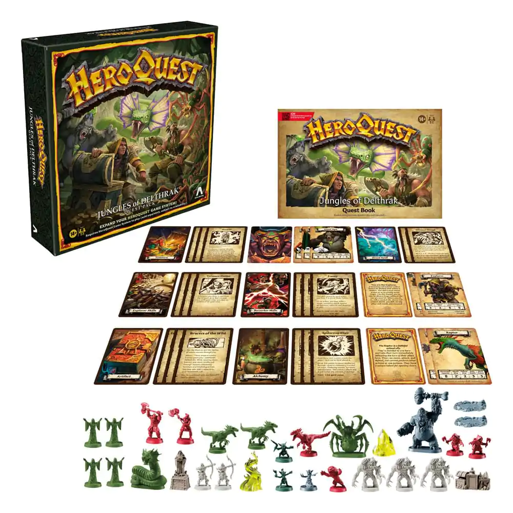 HeroQuest Board Game širitev Gozdovi Delthraka komplet nalog *English Version* fotografija izdelka
