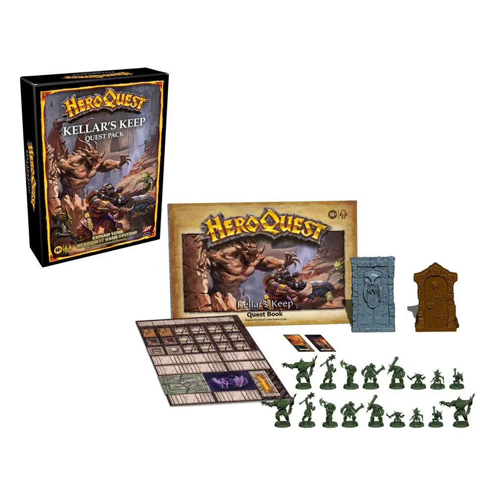 HeroQuest družabna igra Razširitev Kellar's Keep Quest Pack english fotografija izdelka