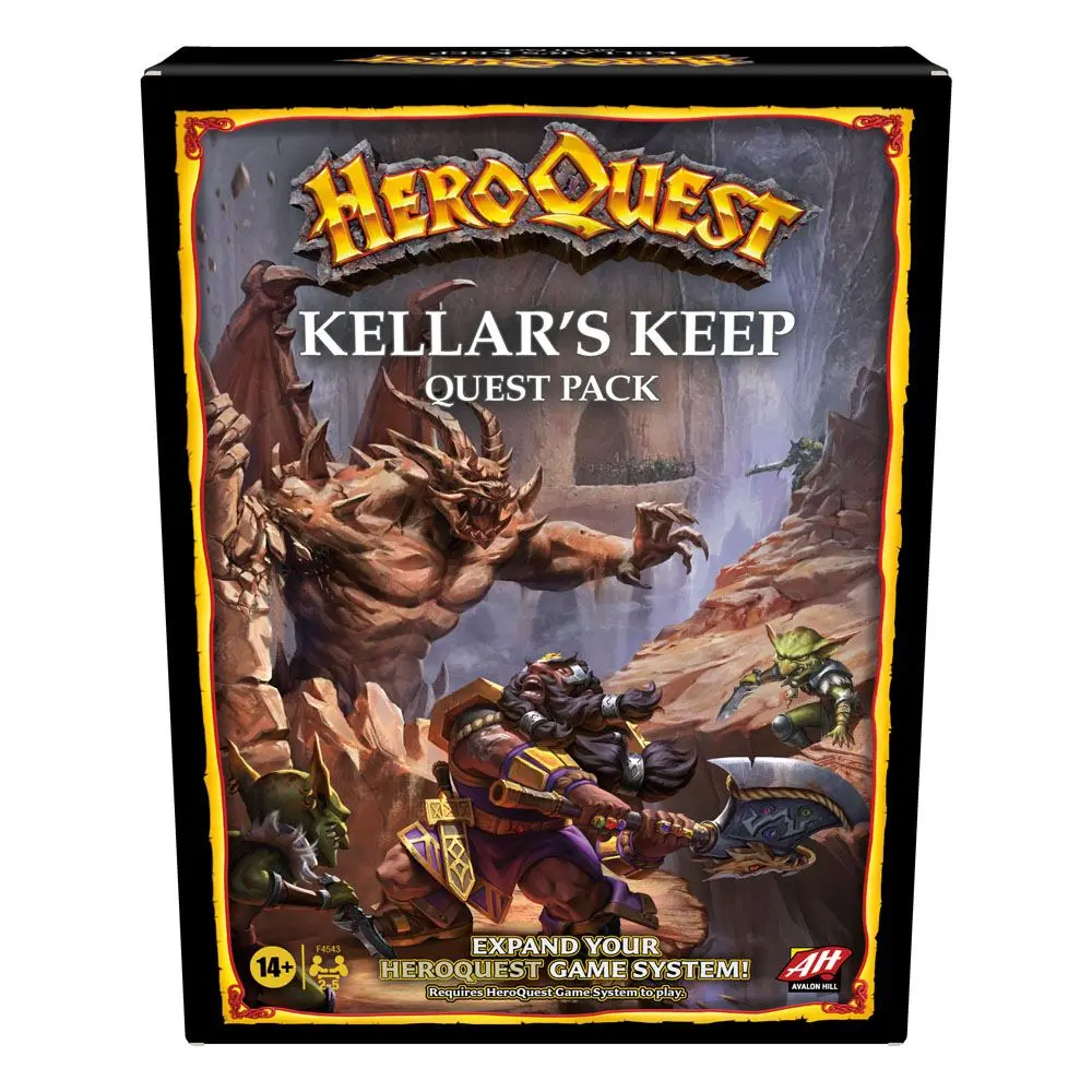 HeroQuest družabna igra Razširitev Kellar's Keep Quest Pack english fotografija izdelka