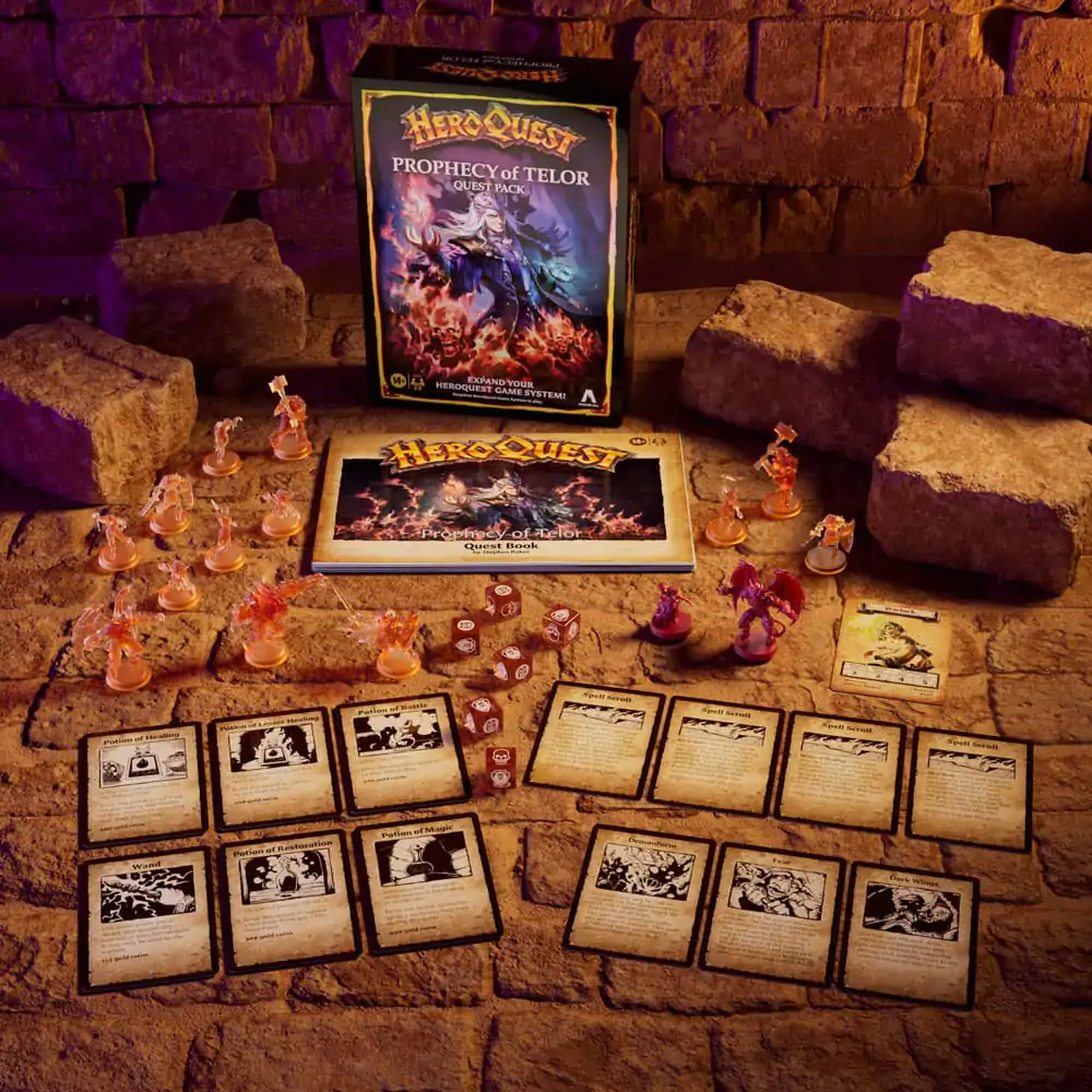 HeroQuest družabna igra Razširitev Prerokba Telor Quest Paket *English Version* fotografija izdelka