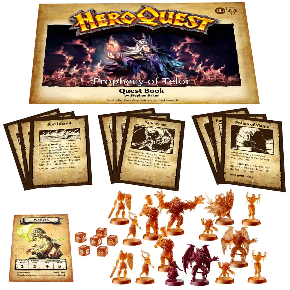 HeroQuest družabna igra Razširitev Prerokba Telor Quest Paket *English Version* fotografija izdelka