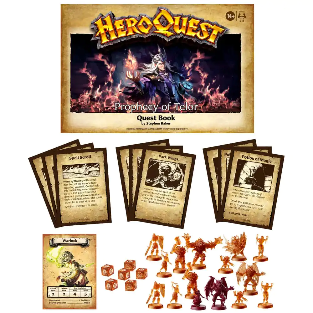 HeroQuest družabna igra Razširitev Prerokba Telor Quest Paket *English Version* fotografija izdelka