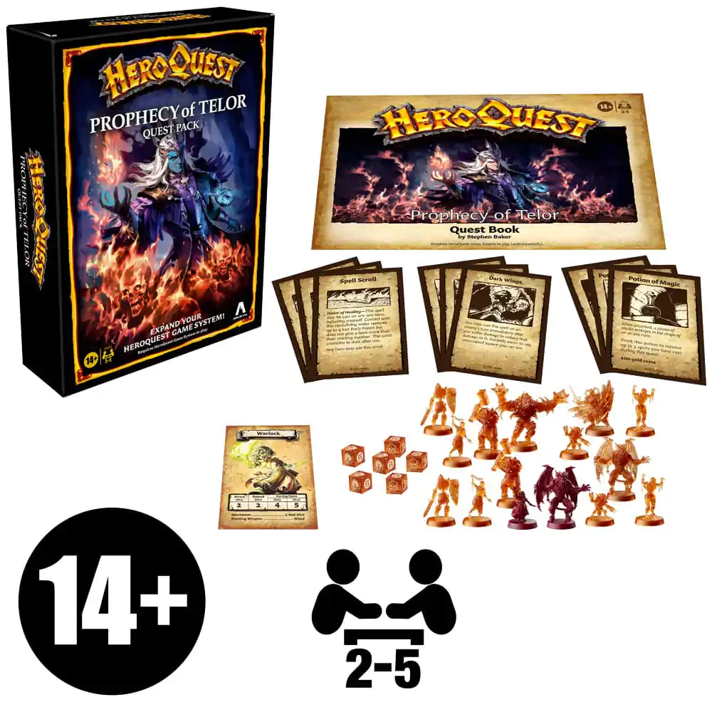 HeroQuest družabna igra Razširitev Prerokba Telor Quest Paket *English Version* fotografija izdelka