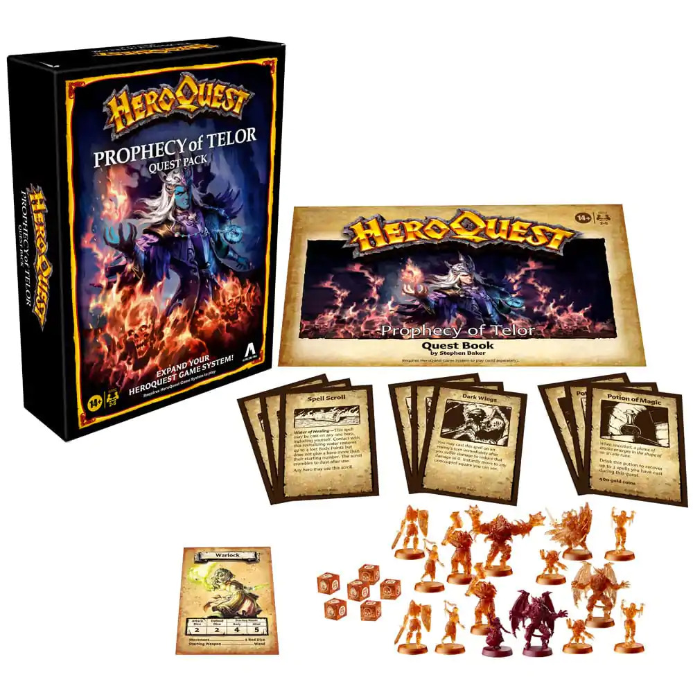 HeroQuest družabna igra Razširitev Prerokba Telor Quest Paket *English Version* fotografija izdelka