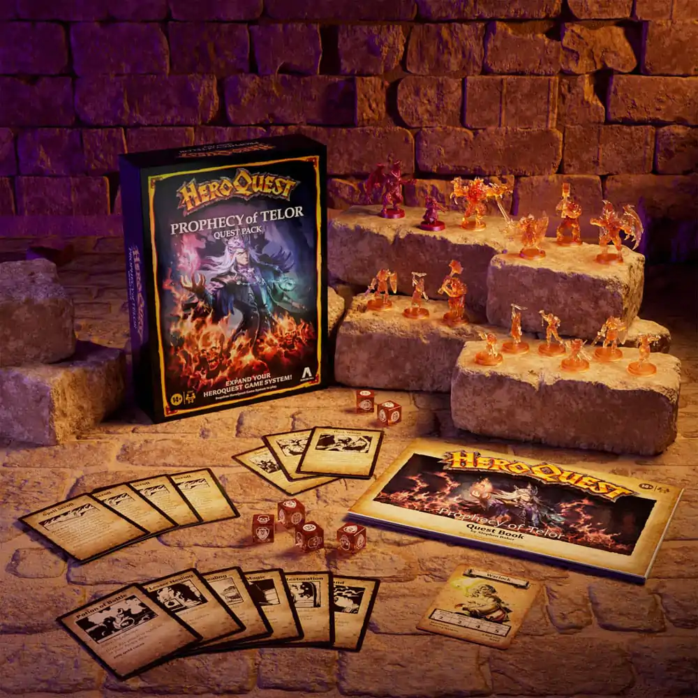 HeroQuest družabna igra Razširitev Prerokba Telor Quest Paket *English Version* fotografija izdelka