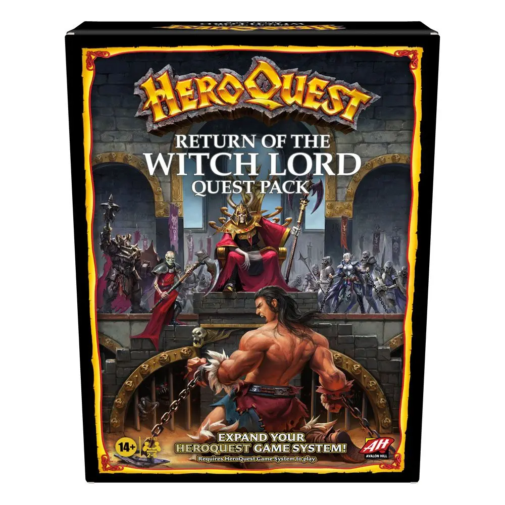 HeroQuest družabna igra Razširitev Return of the Witch Lord Quest Pack angleški fotografija izdelka