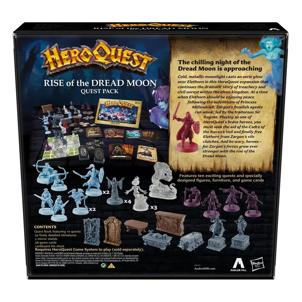 HeroQuest družabna igra Razširitev Rise of the Dread Moon Quest Paket *English Version* fotografija izdelka