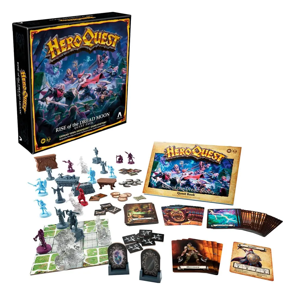 HeroQuest družabna igra Razširitev Rise of the Dread Moon Quest Paket *English Version* fotografija izdelka