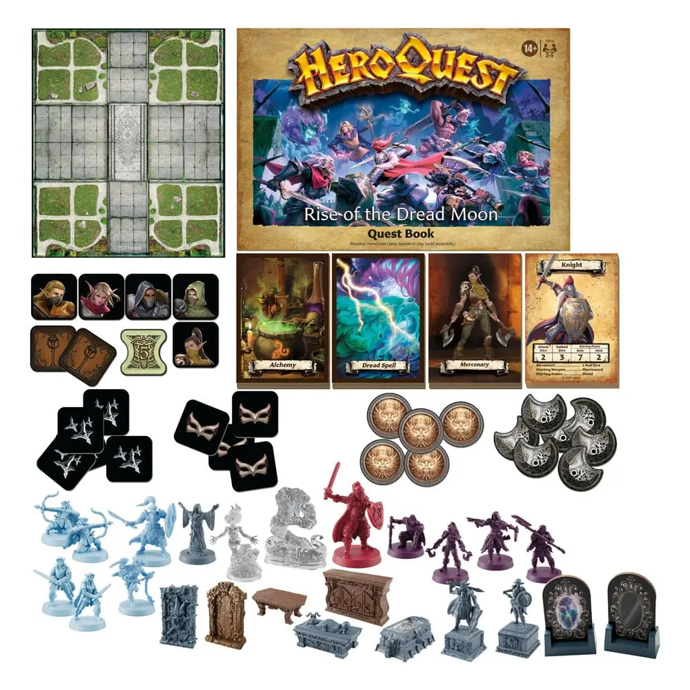 HeroQuest družabna igra Razširitev Rise of the Dread Moon Quest Paket *English Version* fotografija izdelka