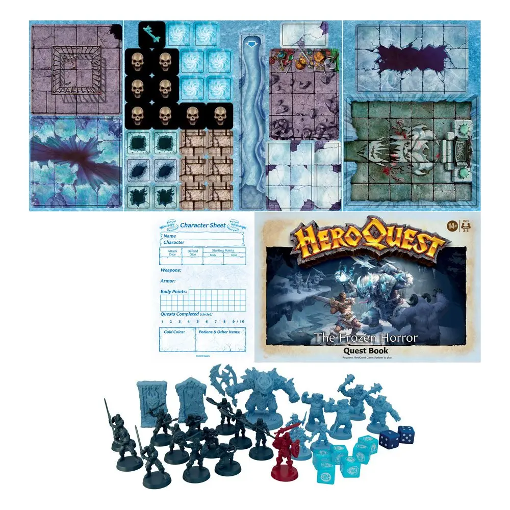 HeroQuest Board Game Razširitev The Frozen Horror Quest Paket angleški fotografija izdelka