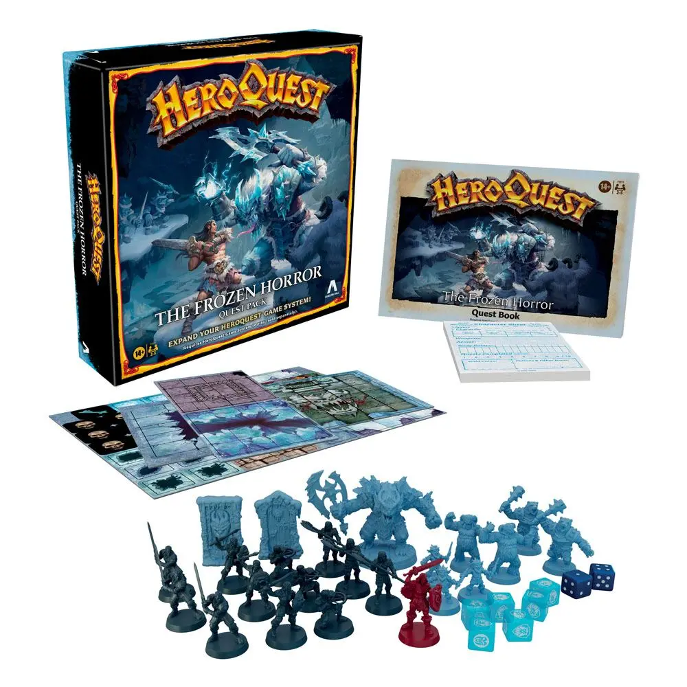 HeroQuest Board Game Razširitev The Frozen Horror Quest Paket angleški fotografija izdelka