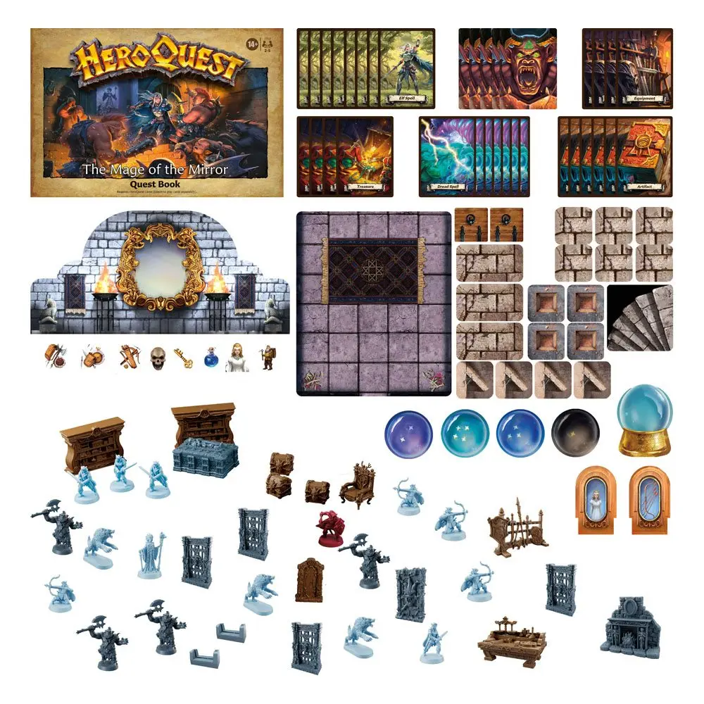 HeroQuest družabna igra Razširitev Paket nalog Ogledalo Čarovnika *English Version* fotografija izdelka