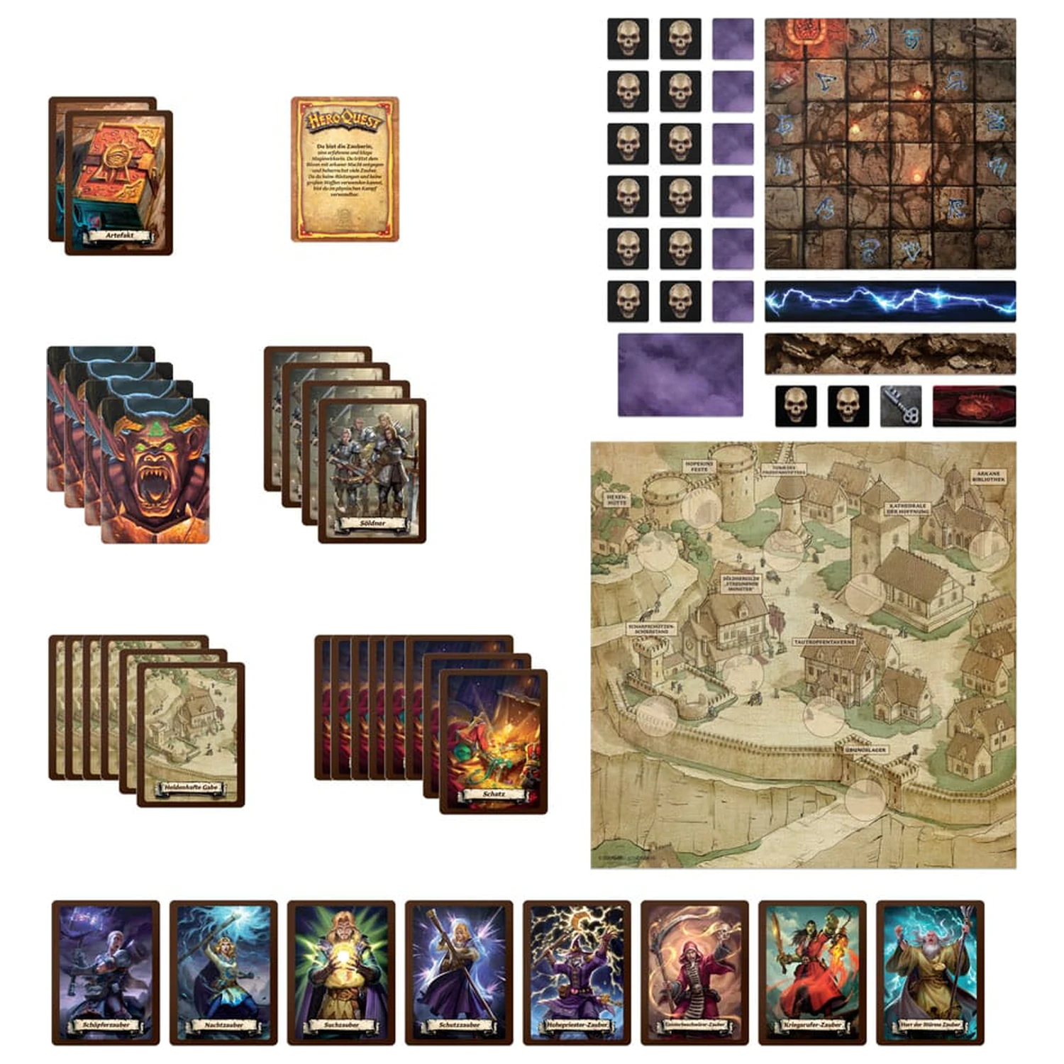 HeroQuest družabna igra razširitev Morcars Magier Quest Pack *nemška različica* fotografija izdelka