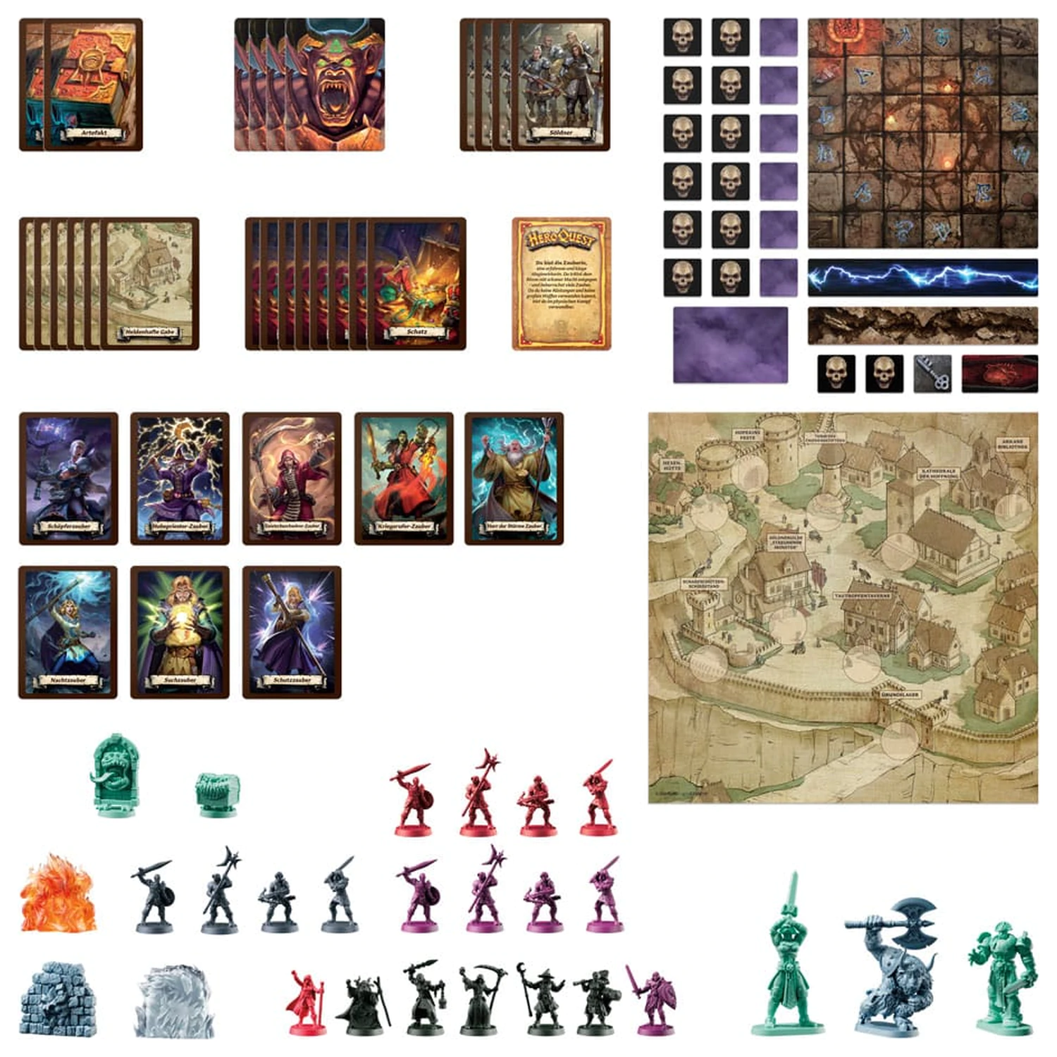 HeroQuest družabna igra razširitev Morcars Magier Quest Pack *nemška različica* fotografija izdelka